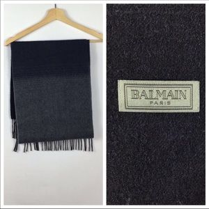🌺🌱Pre Spring SALE! 🌸🌷Balmain wool fringe scarf